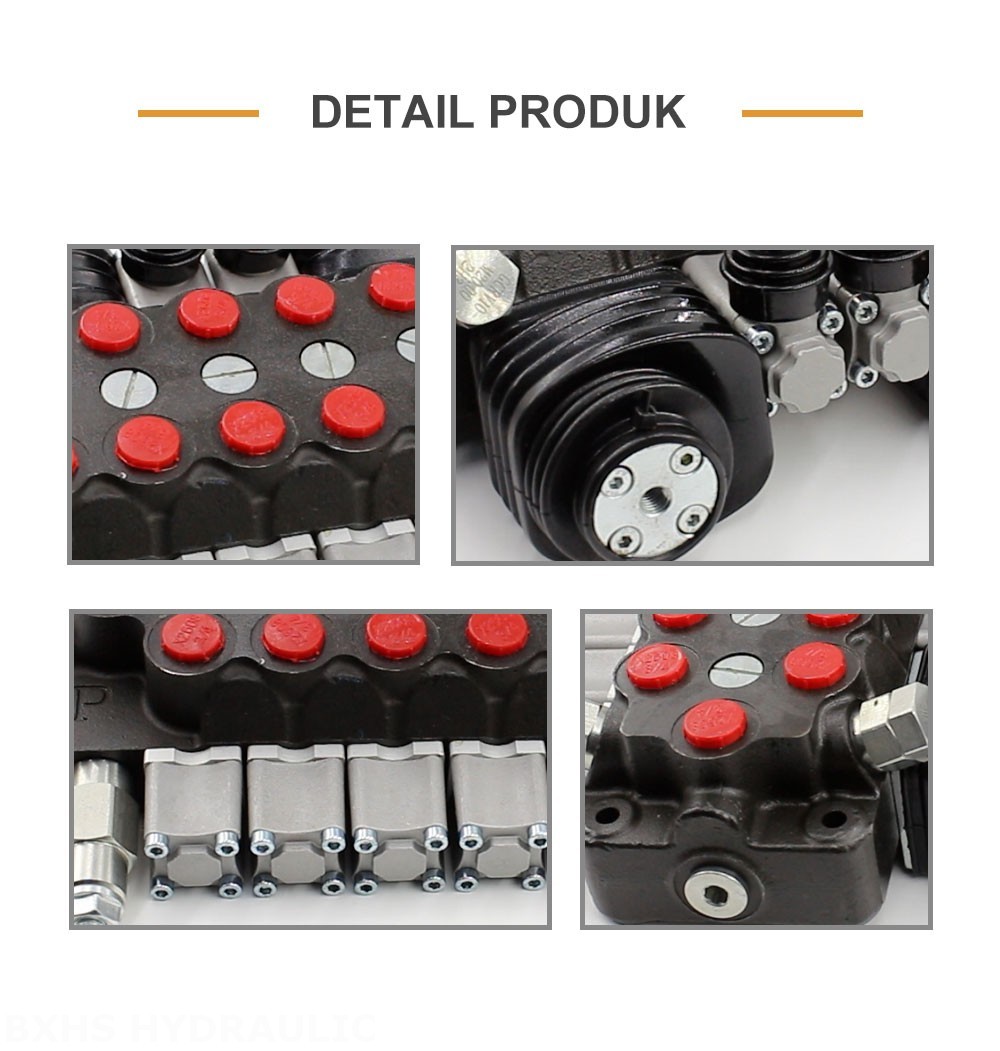 TR55 Manual dan Joystick 6 Spul Kran Arah Monoblok